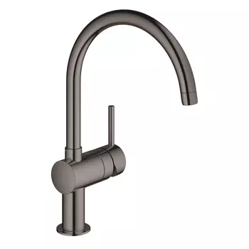 Смеситель для кухонной мойки Grohe Minta 32917A00 темный графит глянцевый