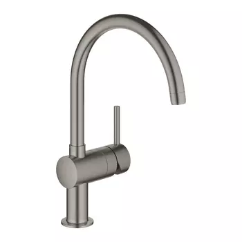 Смеситель для кухонной мойки Grohe Minta 32917AL0 темный графит матовый