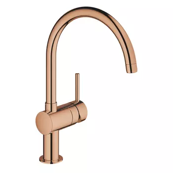 Смеситель для кухонной мойки Grohe Minta 32917DA0 теплый закат глянцевый