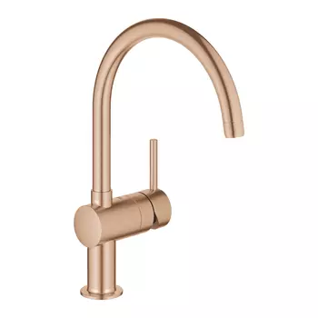 Смеситель для кухонной мойки Grohe Minta 32917DL0 теплый закат матовый
