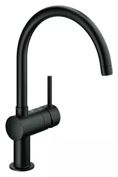 Смеситель для кухонной мойки Grohe Minta 32917KS0 черный матовый