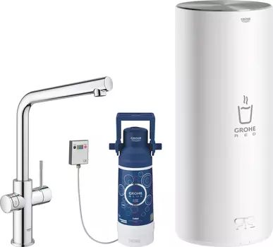Смеситель для кухонной мойки Grohe Red II Duo 30325001 , с водонагревателем