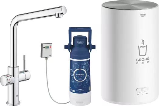 Смеситель для кухонной мойки Grohe Red II Duo 30327001 , с водонагревателем