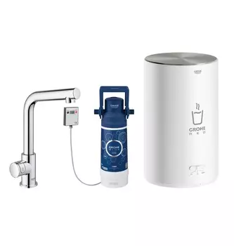 Смеситель для кухонной мойки Grohe Red Mono 30339001 с фильтром и бойлером для кипячения воды