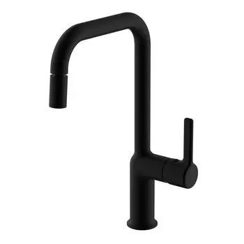 Смеситель для кухонной мойки Haiba HB70814-7 черный