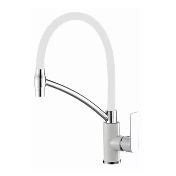 Смеситель для кухонной мойки Haiba HB72505-8 белый