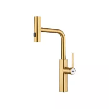 Смеситель для кухонной мойки Haiba HB73824-5 матовое золото