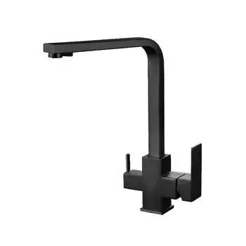 Смеситель для кухонной мойки Haiba HB76803-7 черный