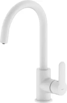 Смеситель для кухонной мойки Iddis Cuba CUBWTFJi05 белый
