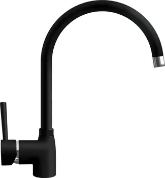 Смеситель для кухонной мойки Italmix Minimale MN 0636 LAVA черный металлик