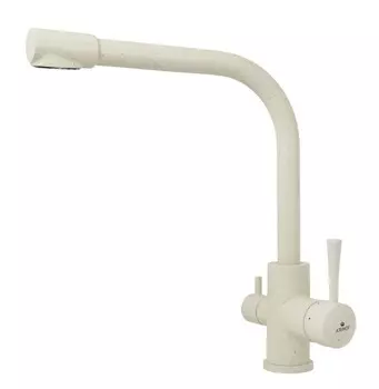 Смеситель для кухонной мойки Kaiser Merkur 26044-11 бежевый мрамор