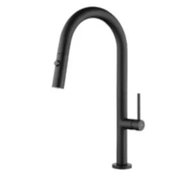 Смеситель для кухонной мойки Kaiser Merkur 26466-2 черный матовый