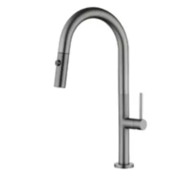 Смеситель для кухонной мойки Kaiser Merkur 26466-15 вороненая сталь