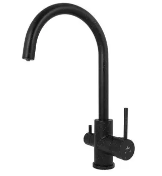 Смеситель для кухонной мойки Kaiser Merkur 26744-12 черный мрамор