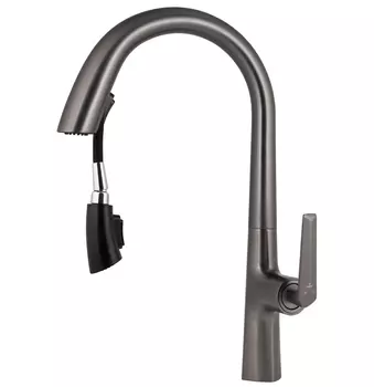 Смеситель для кухонной мойки Kaiser Strike 09066-15 вороненая сталь