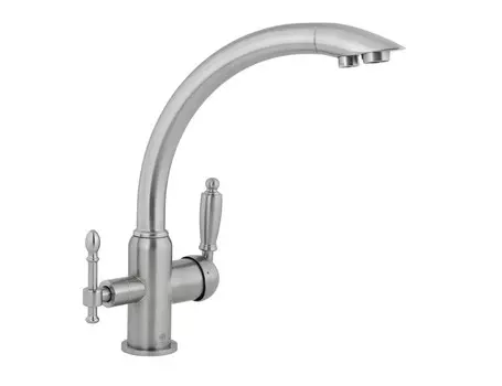 Смеситель для кухонной мойки Kaiser Vincent 31244-2 серебро