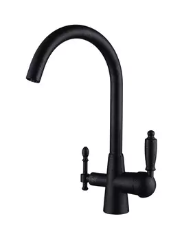 Смеситель для кухонной мойки Kaiser Vincent 31744-2 черный мрамор