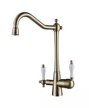 Смеситель для кухонной мойки Kaiser Vincent 31844-3 бронзовый