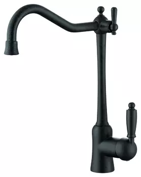 Смеситель для кухонной мойки Kaiser Vincent 31944-2 черный мрамор