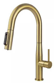 Смеситель для кухонной мойки Kaiser Vita 43344-3 с подачей фильтрованной воды, шлифованное золото