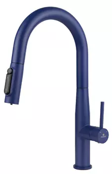Смеситель для кухонной мойки Kaiser Vita 43344-20 с подачей фильтрованной воды, синий