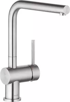 Смеситель для кухонной мойки Kludi Steel 45803F877 нержавеющая неполированная сталь