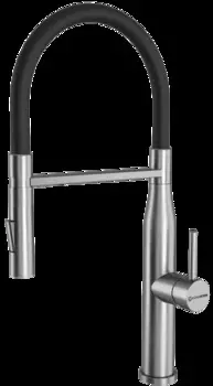 Смеситель для кухонной мойки KuchenStern KERN-E 406SS40 нержавеющая сталь