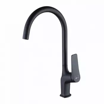Смеситель для кухонной мойки Lemark Bronx LM3705BL черный