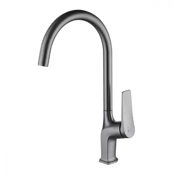 Смеситель для кухонной мойки Lemark Bronx LM3705GM графит