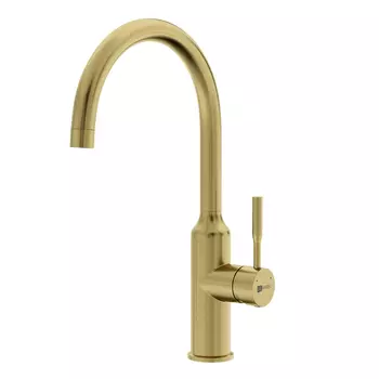 Смеситель для кухонной мойки Lemark Expert LM5079LGN золото