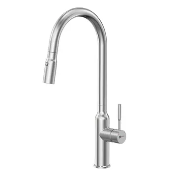 Смеситель для кухонной мойки Lemark Expert LM5086S сталь