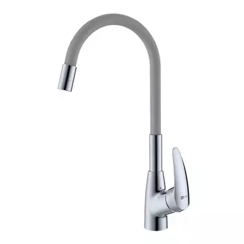 Смеситель для кухонной мойки Lemark Linara LM0415C-Gray хром