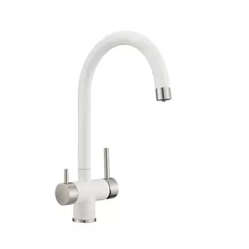 Смеситель для кухонной мойки Milacio Ultra MCU.554.WH белый