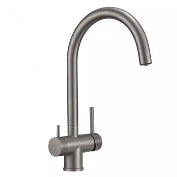 Смеситель для кухонной мойки Milacio Ultra MCU.554.GM вороненая сталь