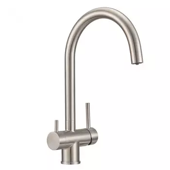 Смеситель для кухонной мойки Milacio Ultra MCU.554.SS нержавеющая сталь