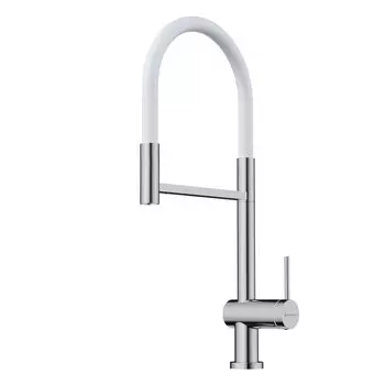 Смеситель для кухонной мойки Omoikiri Kanto-2 plus-SB C-WH хром, белый