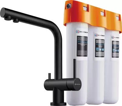 Смеситель для кухонной мойки Omoikiri Nagano GB 4284.8028 графит, с фильтром Pure Drop Lite