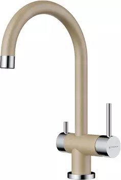 Смеситель для кухонной мойки Omoikiri Yamada CH шампань