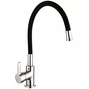 Смеситель для кухонной мойки Oute T91 T9113B-2 с гибким изливом, черный