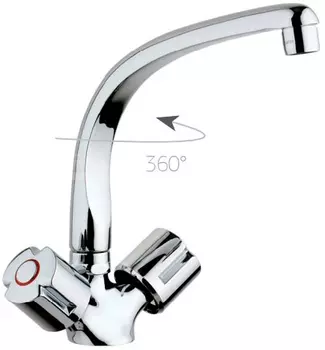 Смеситель для кухонной мойки Paini Tevere 10CR571FFQLMKM