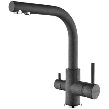 Смеситель для кухонной мойки Paulmark Essen Es213011-DG графит