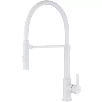 Смеситель для кухонной мойки Paulmark Halt Ha214021-431 белый матовый