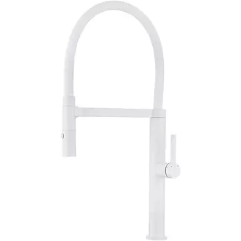 Смеситель для кухонной мойки Paulmark Leader Le214101-431 белый матовый