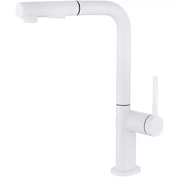 Смеситель для кухонной мойки Paulmark Neo Ne214419-431(WH) белый матовый