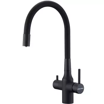 Смеситель для кухонной мойки Paulmark Salix Sa213419-401TB антрацит