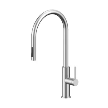 Смеситель для кухонной мойки Paulmark Senso Se215180-BS брашированная сталь