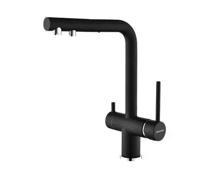 Смеситель для кухонной мойки Paulmark Serpentine Se213222-401 (AN) антрацит