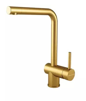 Смеситель для кухонной мойки Paulmark Spring Sp212067-BG брашированное золото