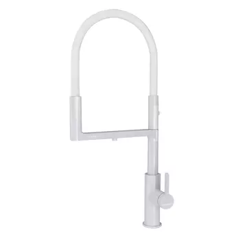 Смеситель для кухонной мойки Paulmark Tornado To213402-431 белый матовый