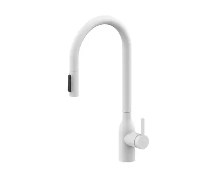 Смеситель для кухонной мойки Paulmark Universal Un213880-WH белый